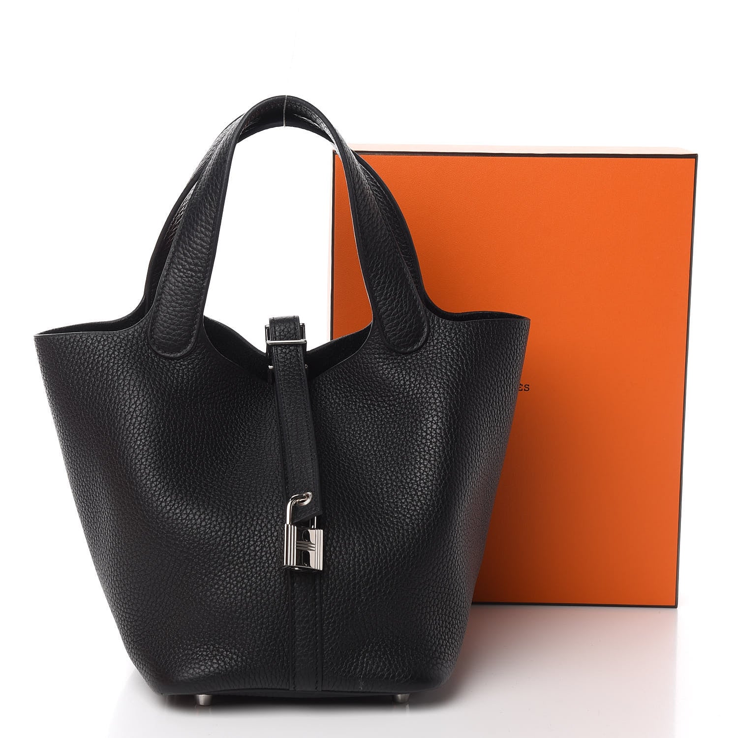 Hermes Taurillon Clemence Picotin Lock 18 PM Black 10 of 10