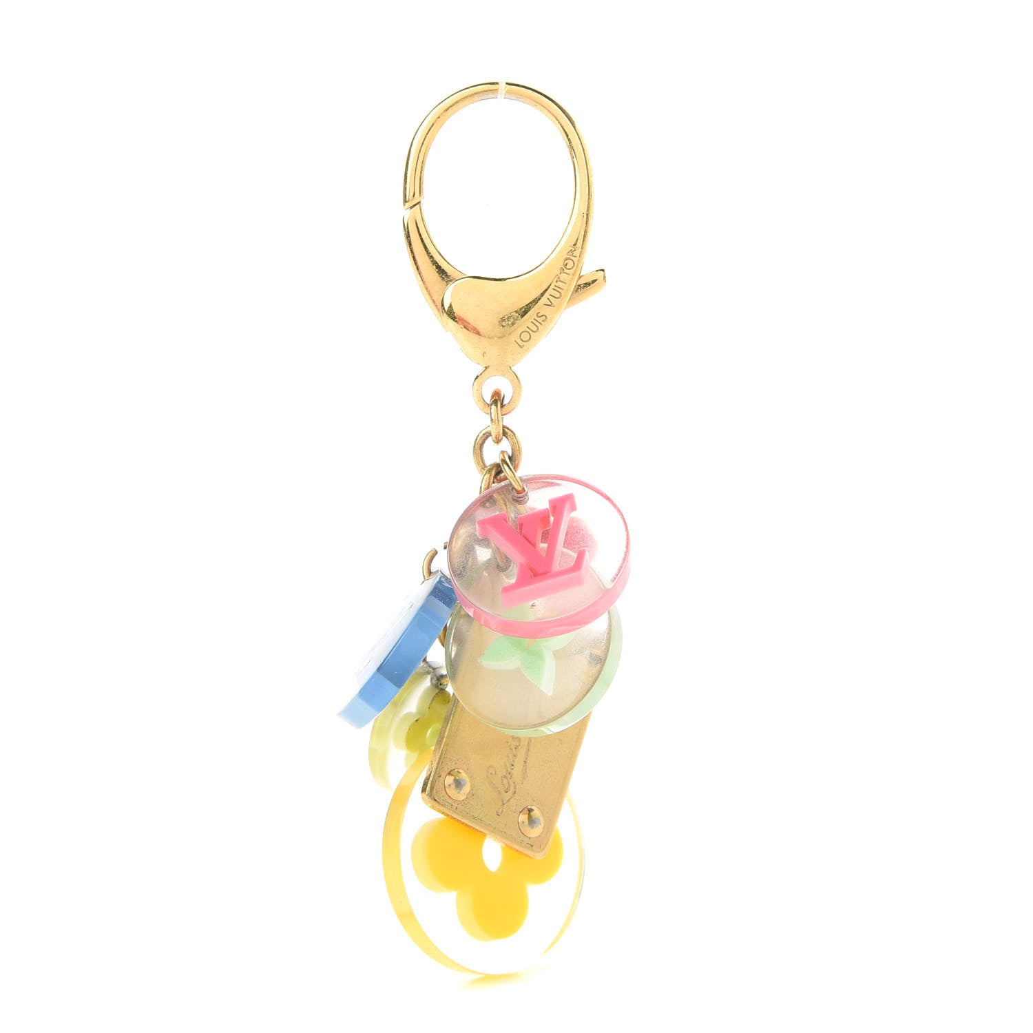Louis Vuitton Resin Candy Fleurs Bag Charm Multicolor 1 of 3