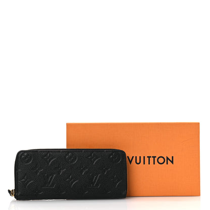 Louis Vuitton Empreinte Clemence Wallet Black 12 of 12