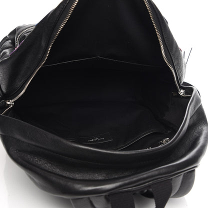 Saint Laurent Sheepskin Love Appliqué Mini City Backpack Black 5 of 7