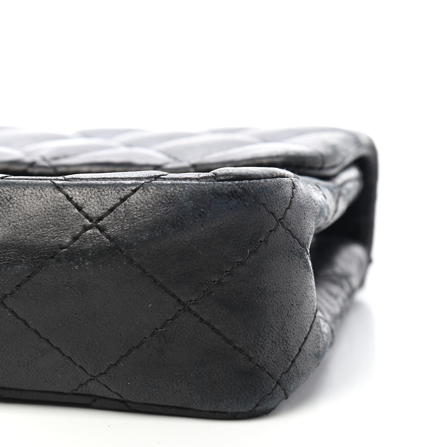 Chanel Lambskin Quilted East West Flap Black 12 of 12