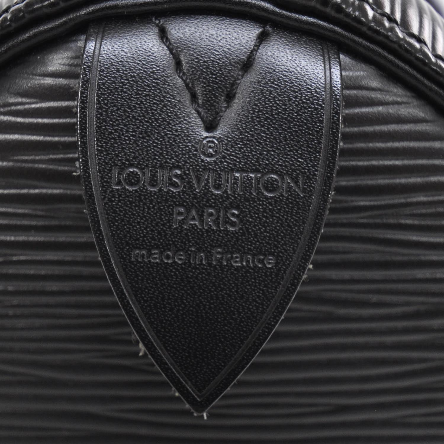 Louis Vuitton Epi Speedy 25 Black 9 of 9