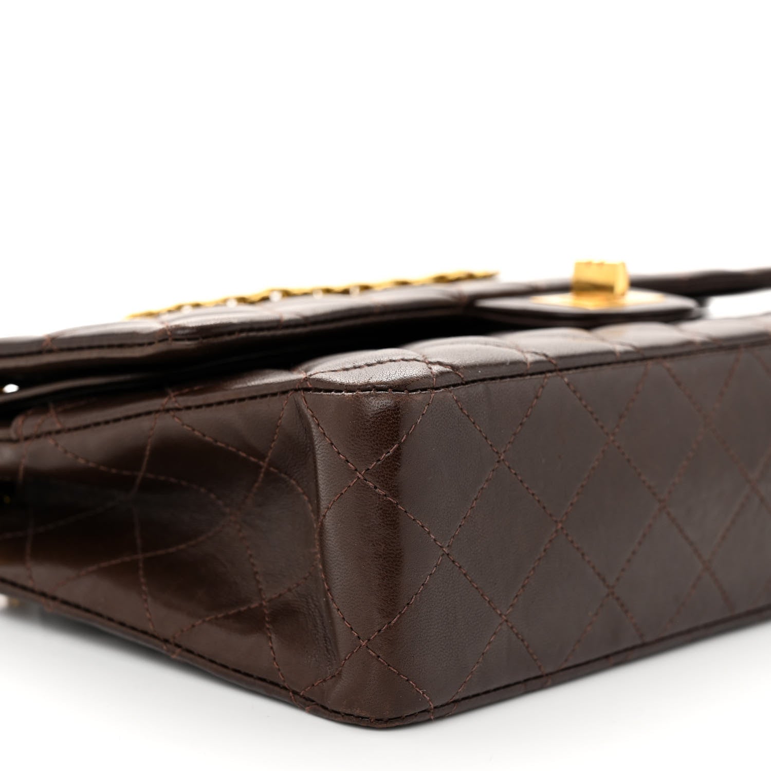 Chanel Lambskin Quilted 2.55 Reissue 225 Flap Brown 10 of 12