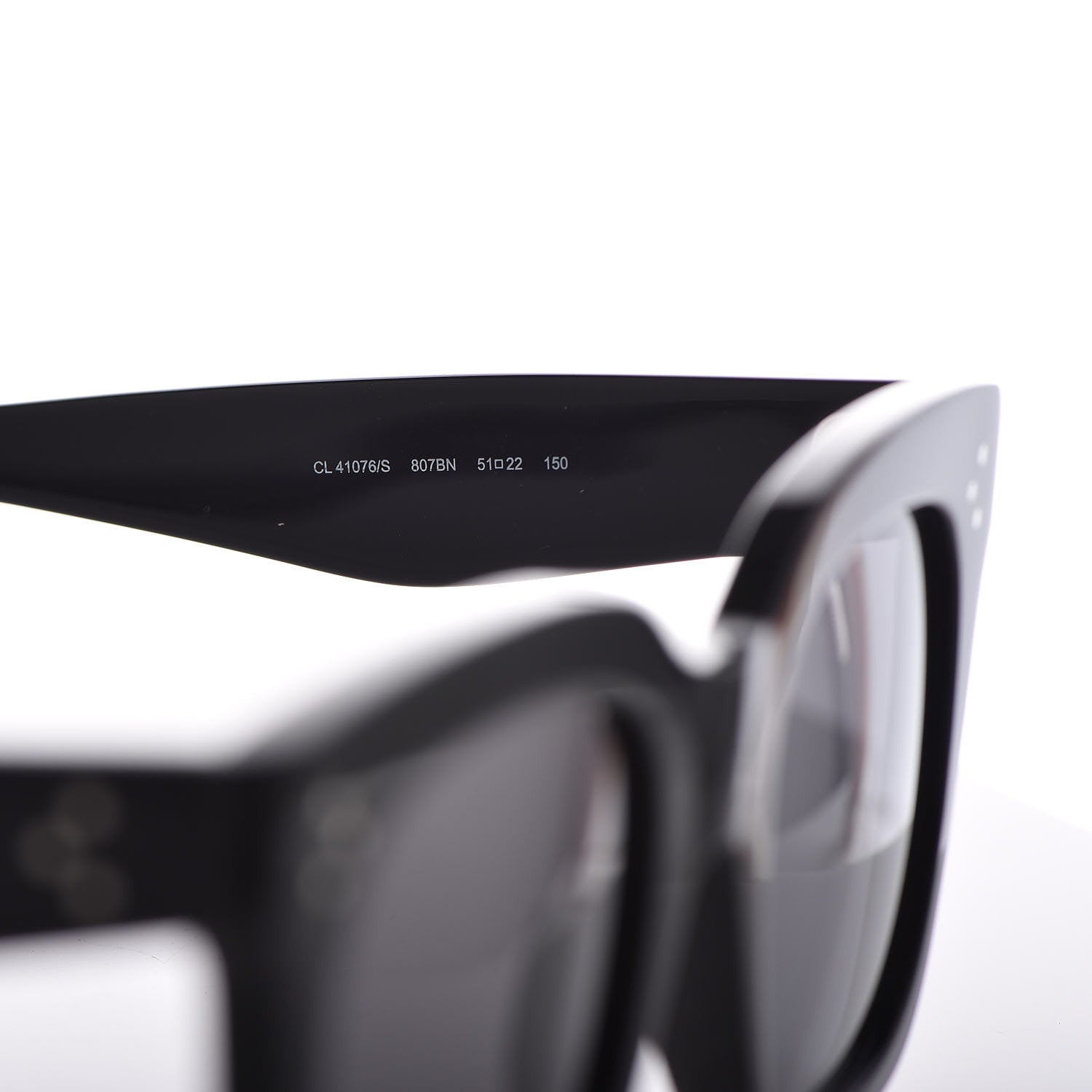 Celine Tilda Sunglasses CL 41076/S Black 6 of 7
