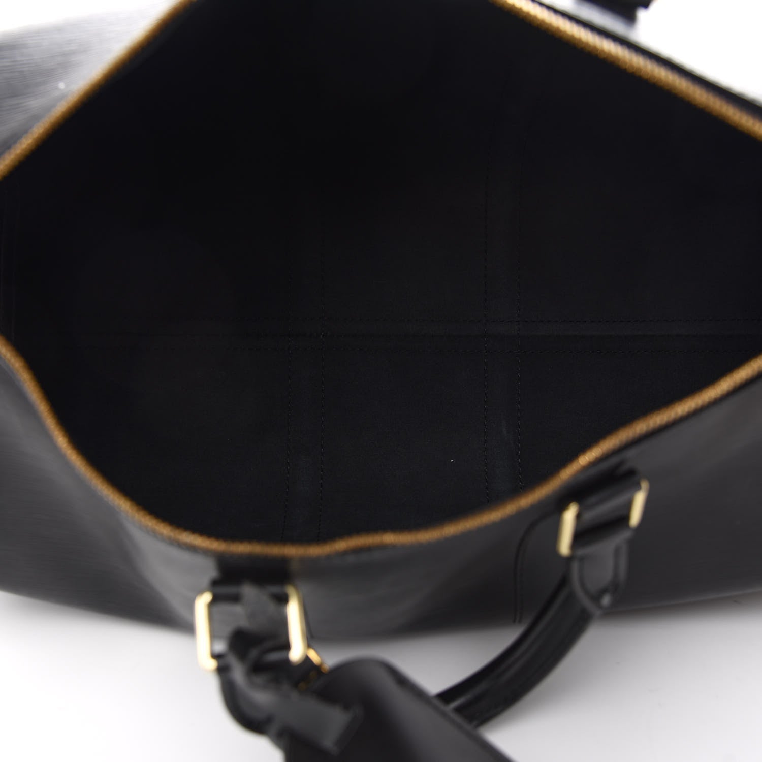 Louis Vuitton Epi Keepall 45 Black 5 of 9