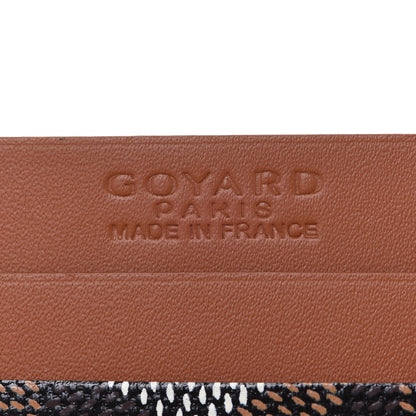 Goyard Goyardine Saint Sulpice Card Holder Black Gold 6 of 8