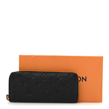 Louis Vuitton Empreinte Clemence Wallet Black 10 of 10