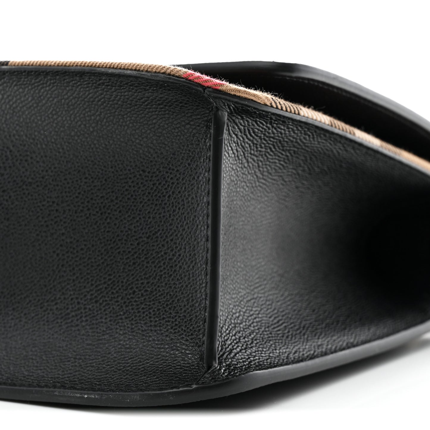 Derby Calfskin House Check Mackford Crossbody Bag Black