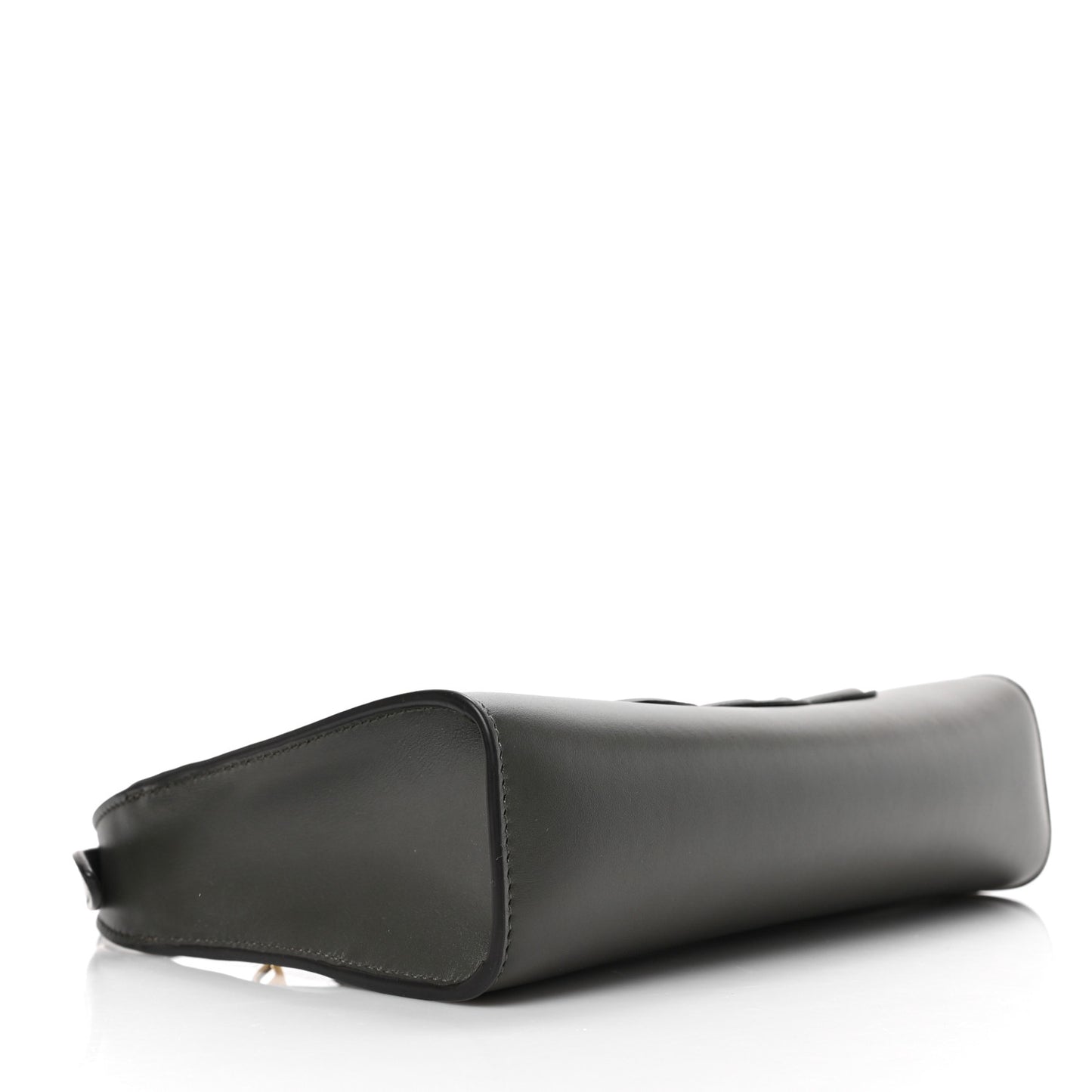 Smooth Calfskin Cuir Triomphe Shoulder Bag Dark Army