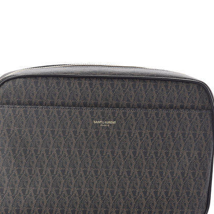 Saint Laurent Toile Classic Monogram Wash Bag Black Lino 7 of 10