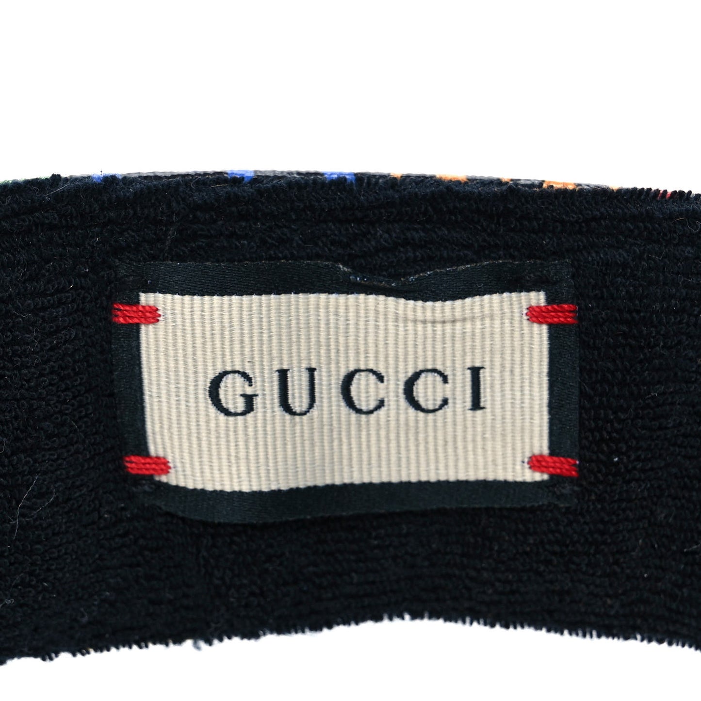 GG Supreme Monogram Psychedelic Izzy Visor L Black Multicolor