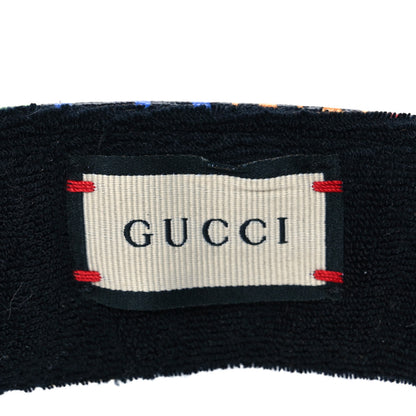 Gucci GG Supreme Monogram Psychedelic Izzy Visor L Black Multicolor 4 of 6