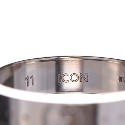 Gucci 18K White Gold 4mm Icon Thin Band Ring 51 5.75 3 of 4