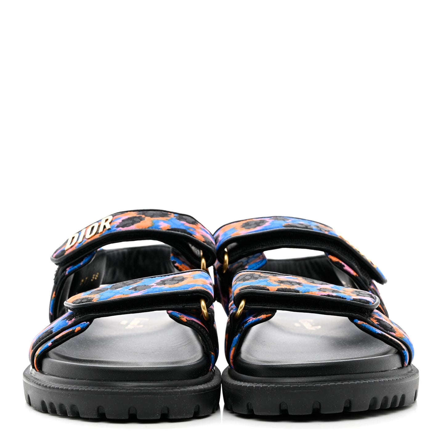 Technical Fabric Mizza Print DiorAct Sandals 38 Multicolor