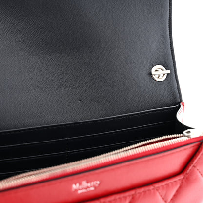 Mulberry Shiny Buffalo Quilted Darley Shoulder Bag Red 10 of 11