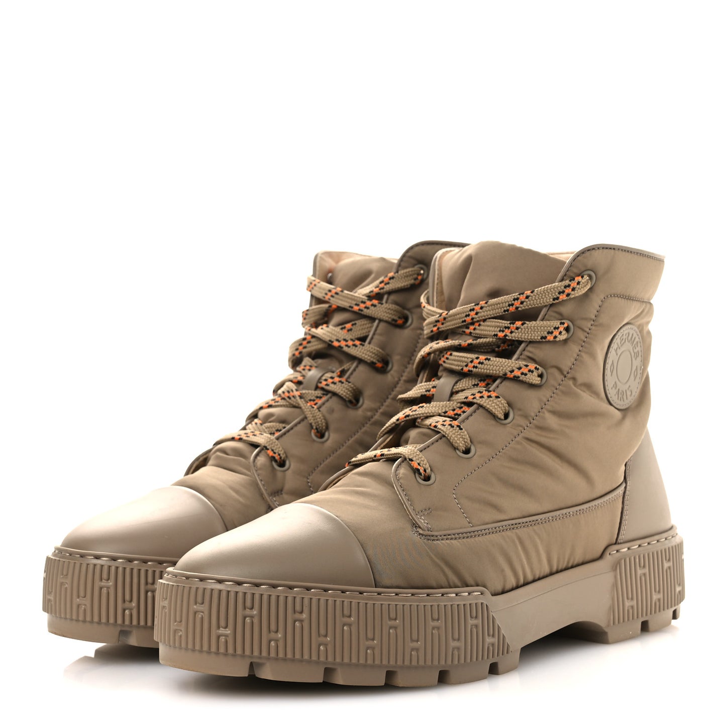 Calfskin Parachute Fresh Mens Ankle Boots 43 Beige Sable