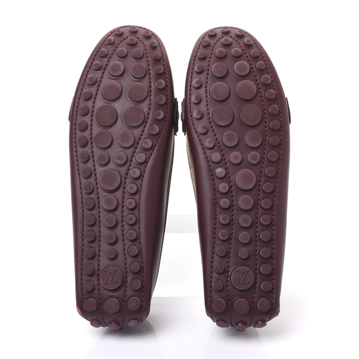 Calfskin Oxford Loafers 36.5 Bordeaux