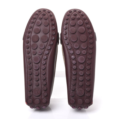 Louis Vuitton Calfskin Oxford Loafers 36.5 Bordeaux 5 of 8