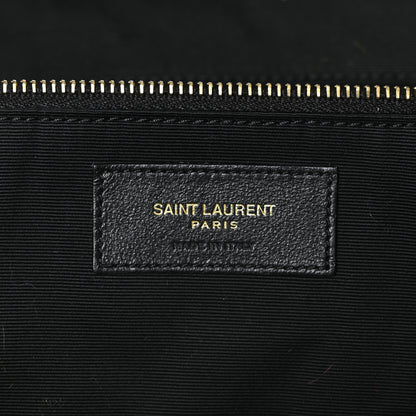 Saint Laurent Lambskin Quilted Maxi Icare Shopping Tote Black 6 of 9