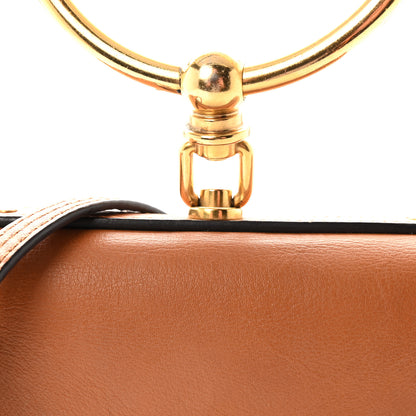 Chloe Calfskin Suede Small Nile Bracelet Bag Caramel 7 of 9