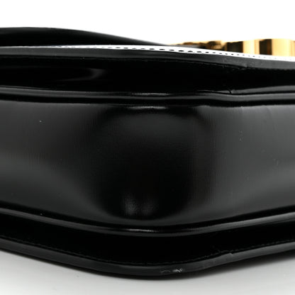 Celine Shiny Calfskin Medium Triomphe Black 10 of 11