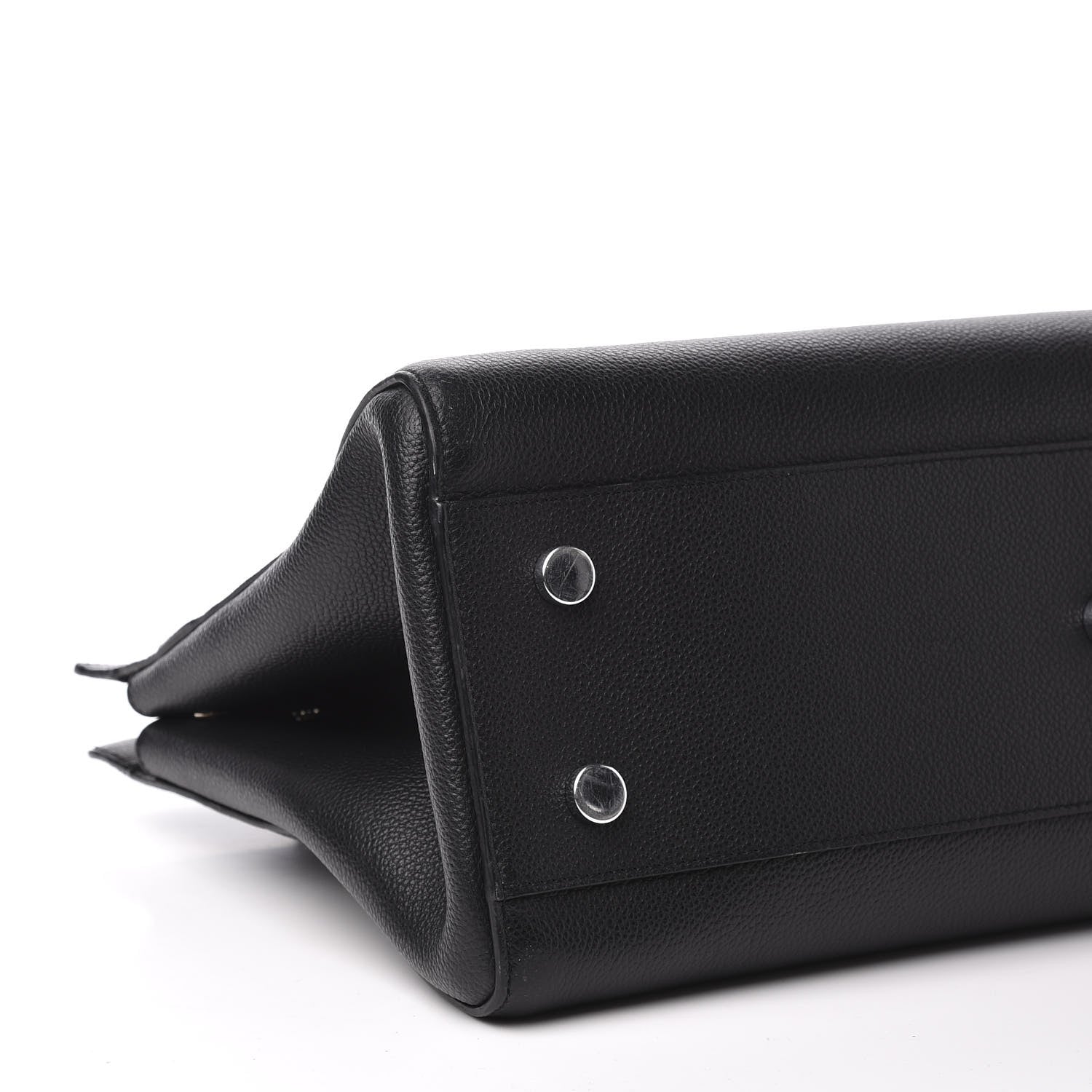 Saint Laurent Grained Calfskin Medium Rive Gauche Cabas Black 5 of 11