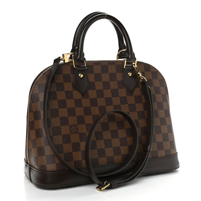 Louis Vuitton Damier Ebene Alma PM 3 of 10