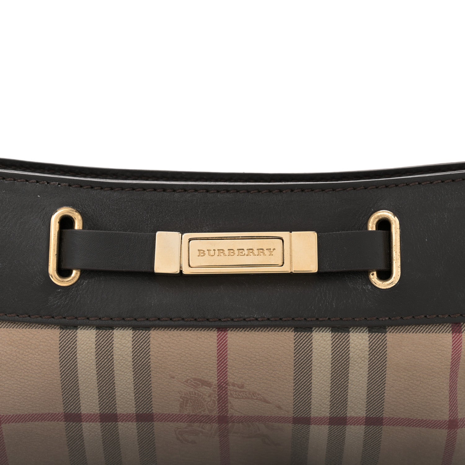 Burberry Haymarket Check Degrade Shoulder Bag Chocolate 8 of 10