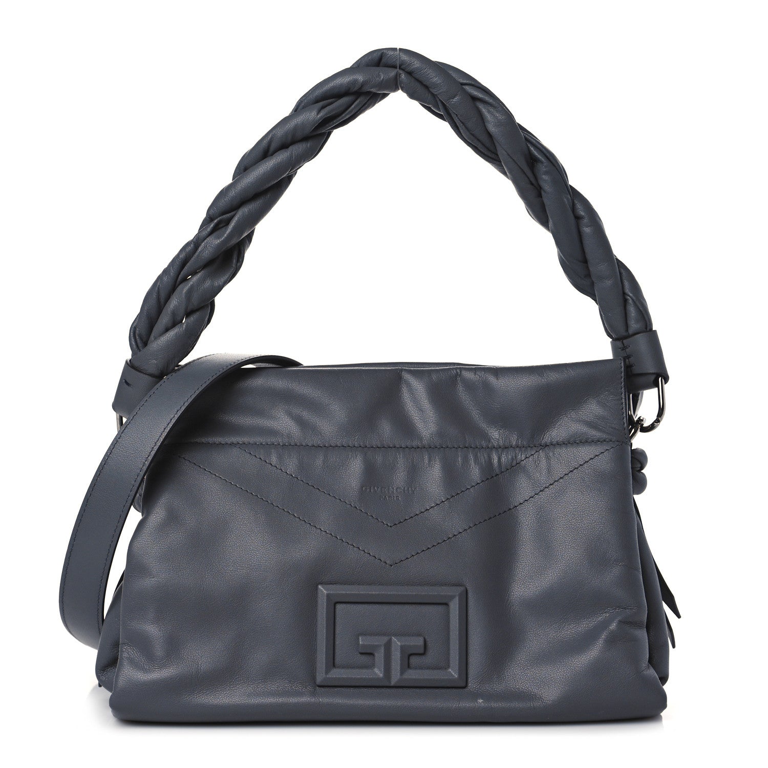 Givenchy Calfskin Medium ID93 Satchel Storm Grey 1 of 9