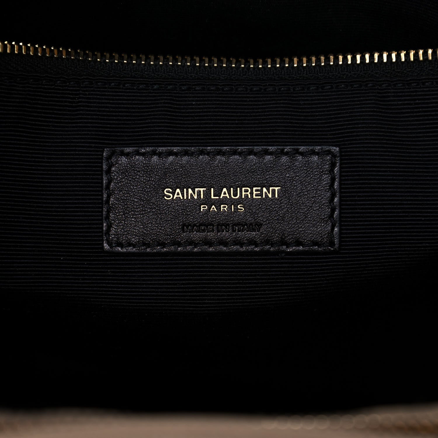 Saint Laurent Grain De Poudre Matelasse Chevron Monogram Shopping Bag Nude Powder 6 of 11