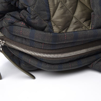 Chanel Nylon Quilted Coco Cocoon Bowler Khaki 8 of 14