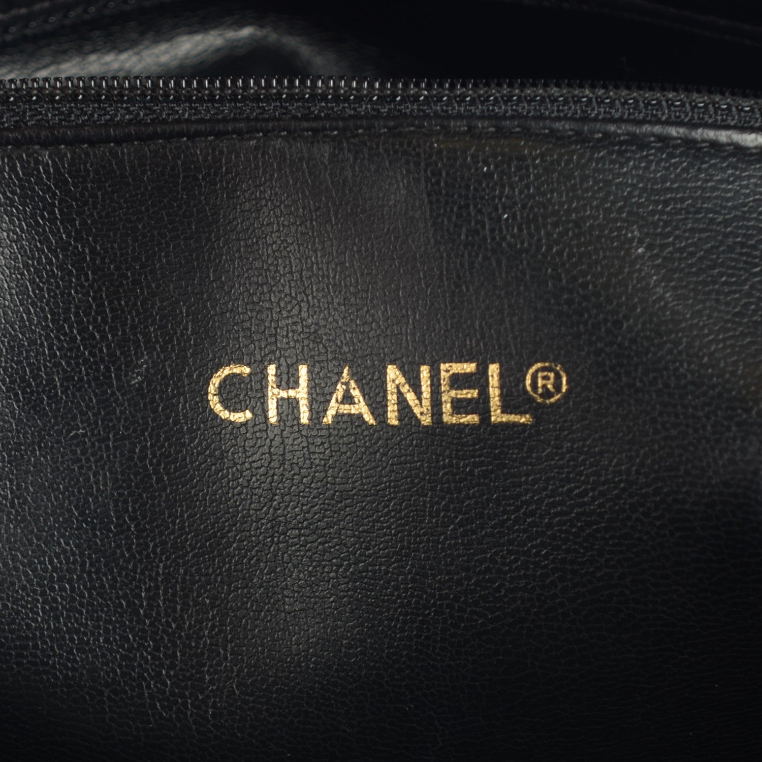 Chanel Lambskin Shopping Tote Black 6 of 17