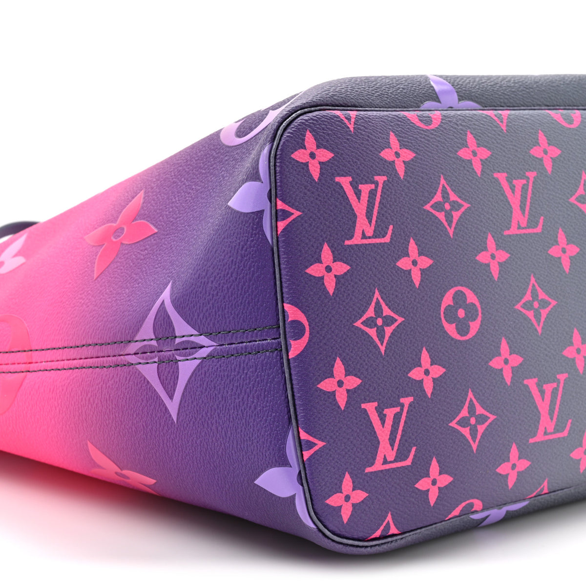 Louis Vuitton Monogram Giant Spring In The City Neverfull MM Midnight Fuchsia 10 of 10