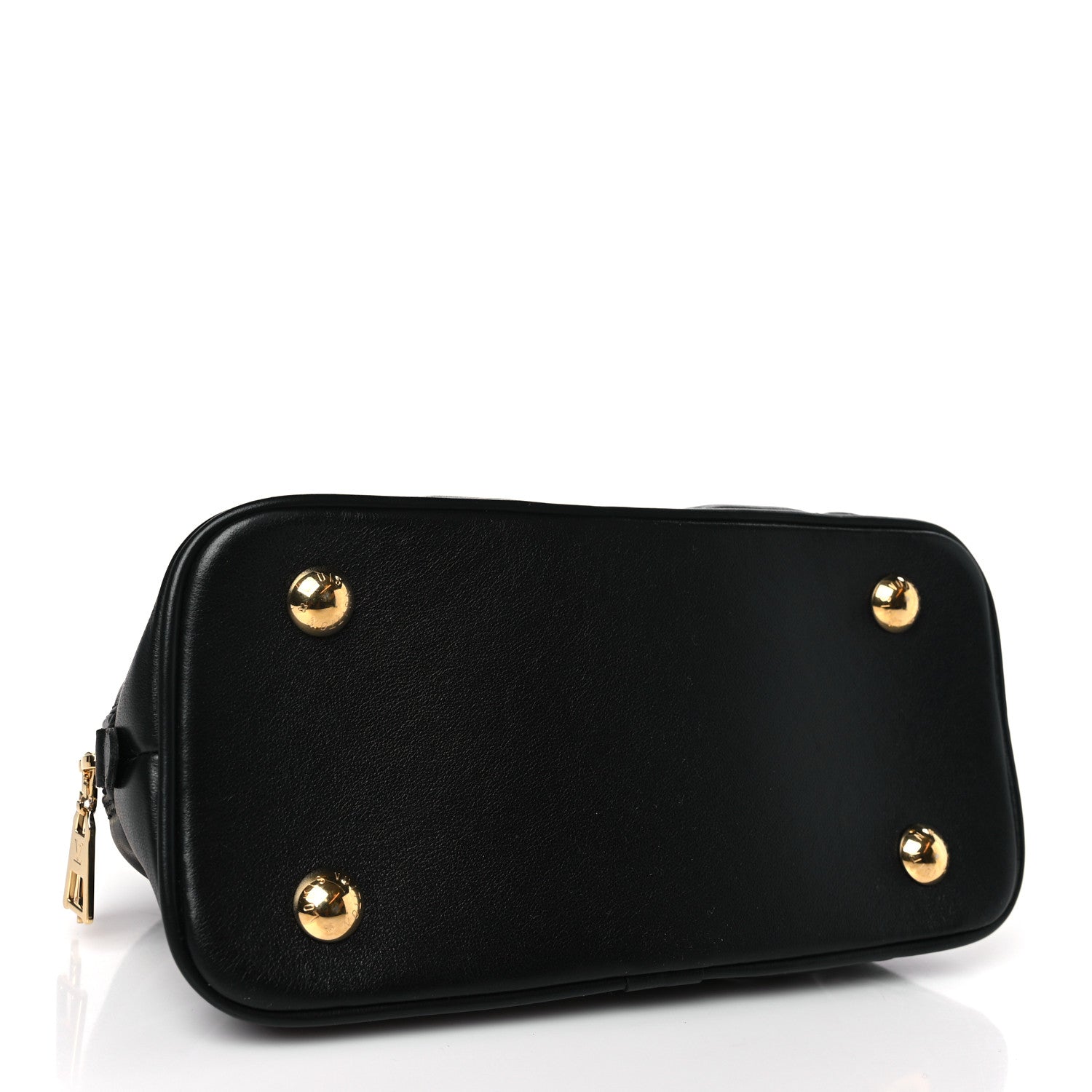 Louis Vuitton Calfskin Bubblegram Alma BB Black 4 of 8