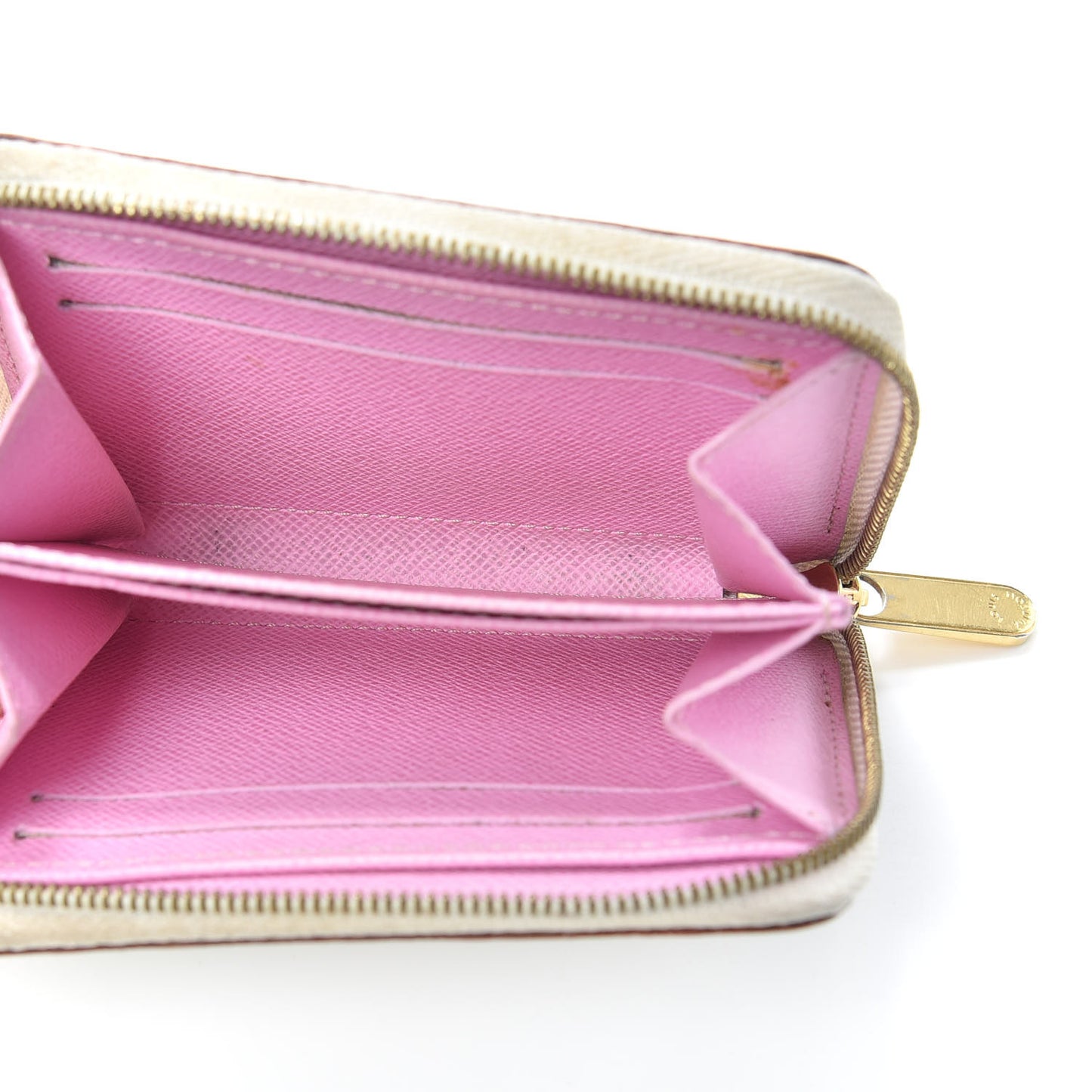 Monogram Multicolor Zippy Coin Purse Wallet White Litchi