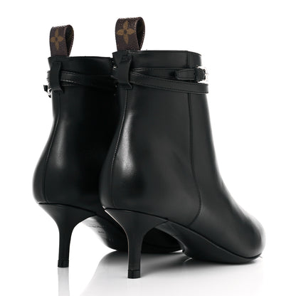 Louis Vuitton Calfskin Call Back Ankle Boots 36 Black 4 of 9