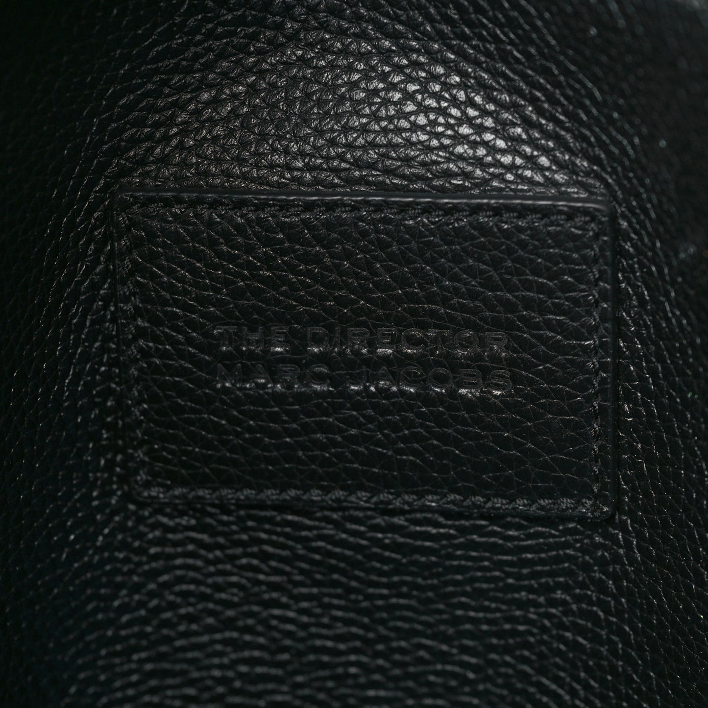Grained Calfskin The Director Tote Black