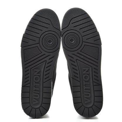 Louis Vuitton Suede Uniform Sneakers 9.5 Black 6 of 10
