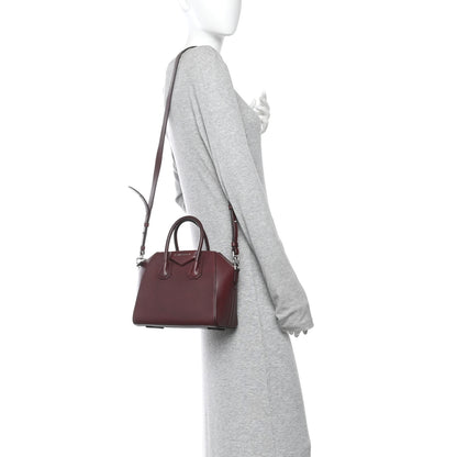 Givenchy Sugar Goatskin Mini Antigona Oxblood 2 of 9