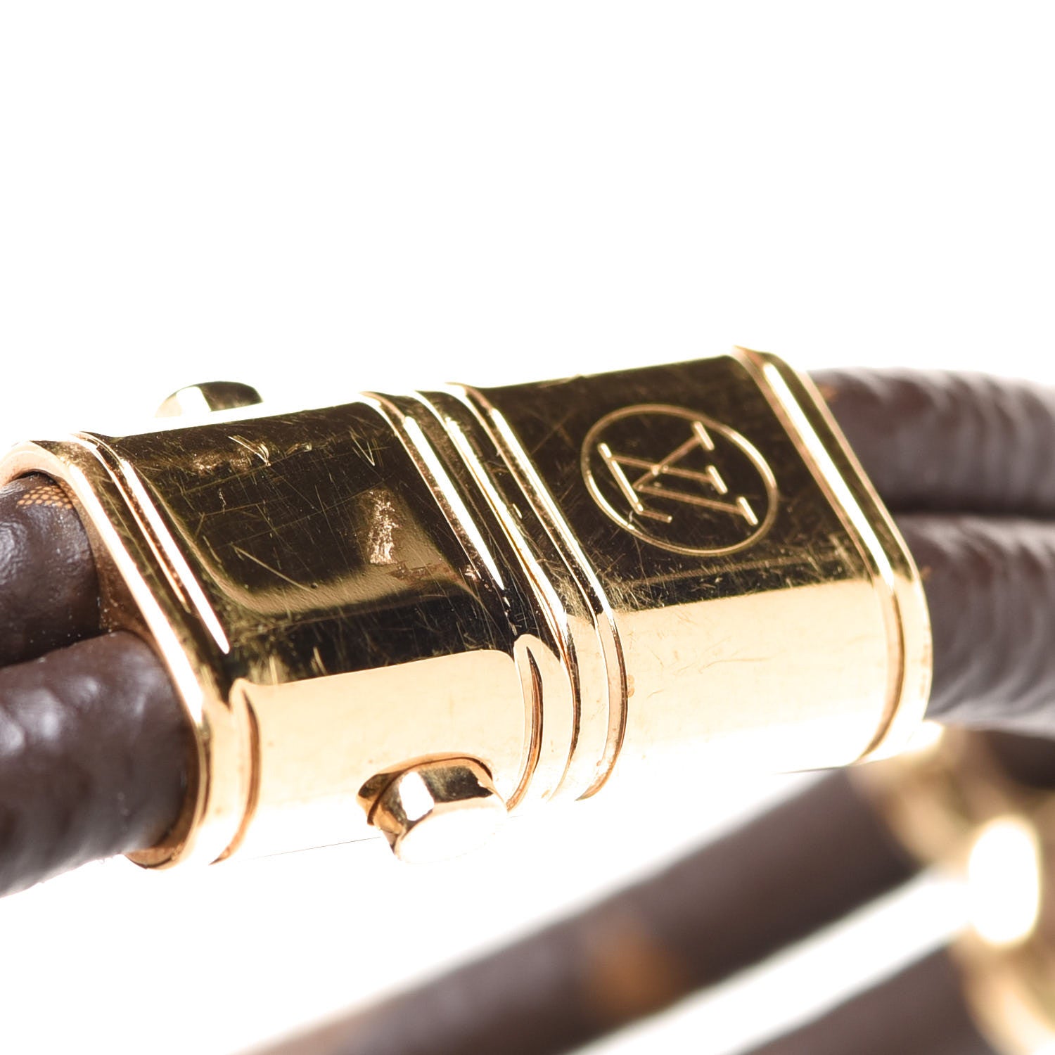 Louis Vuitton Monogram Keep It Twice Bracelet 17 5 of 5