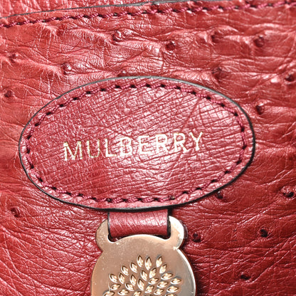 Mulberry Ostrich Bayswater Black Forest 6 of 9