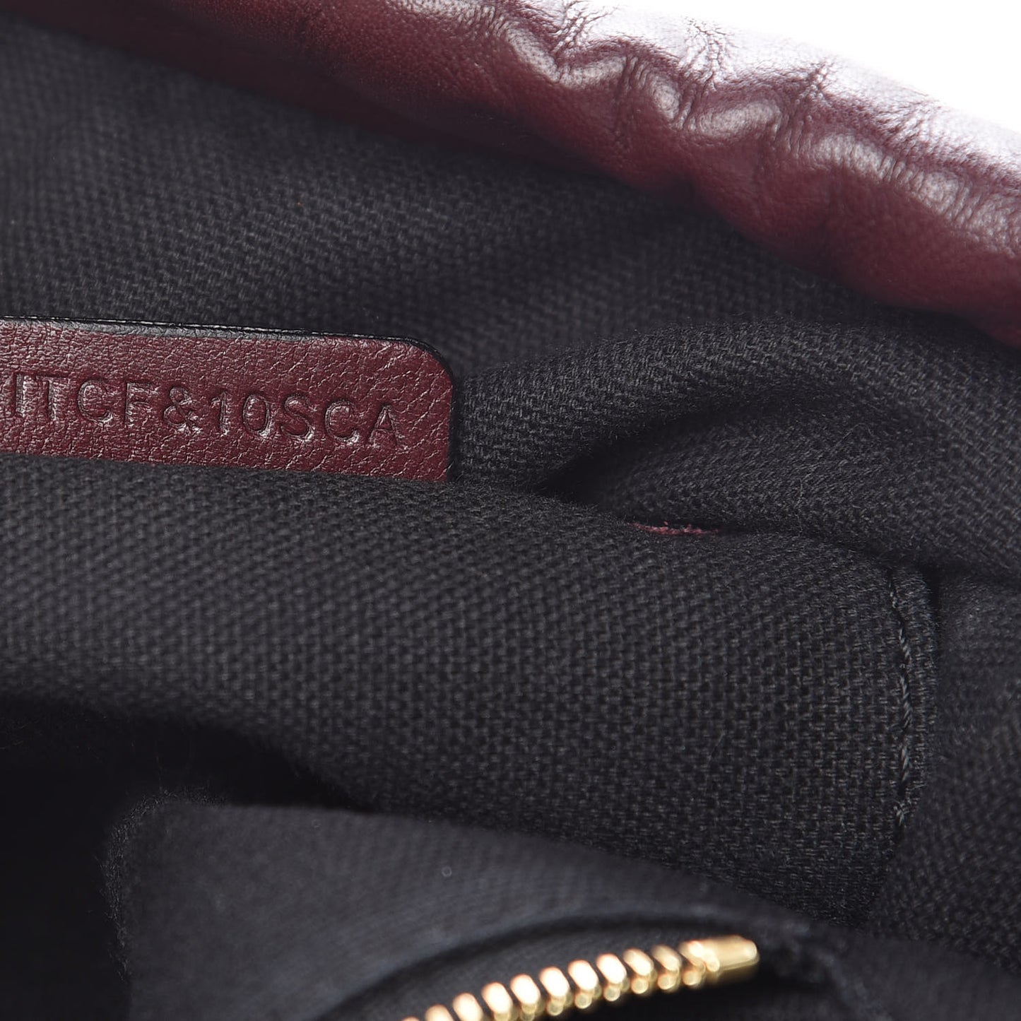 Calfskin House Check Little Crush Deep Claret