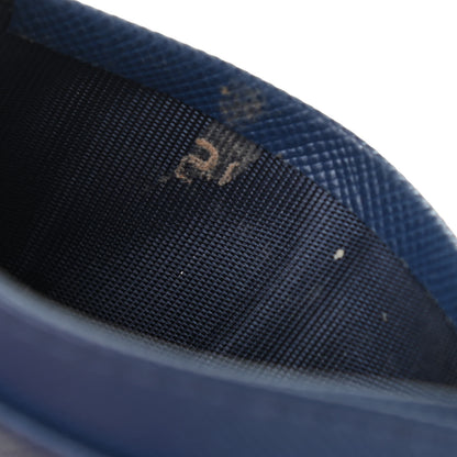 Prada Saffiano Metal Card Case Bleuette 9 of 9