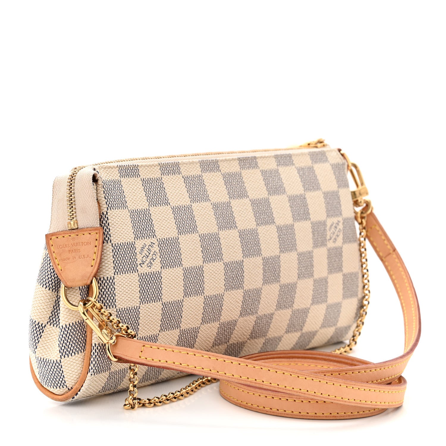 Louis Vuitton Damier Azur Eva Clutch 3 of 12