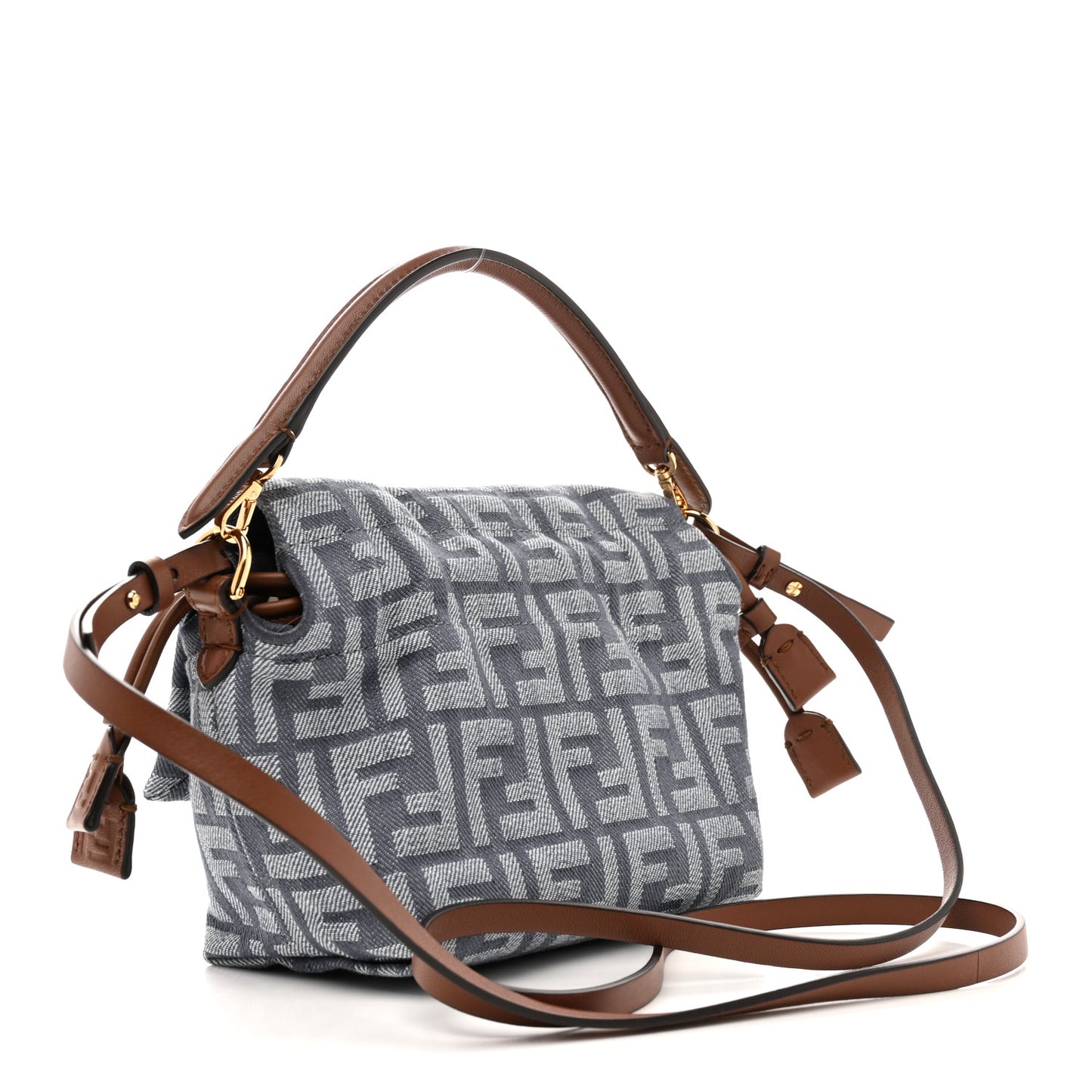 Denim Small Mamma Baguette Blue