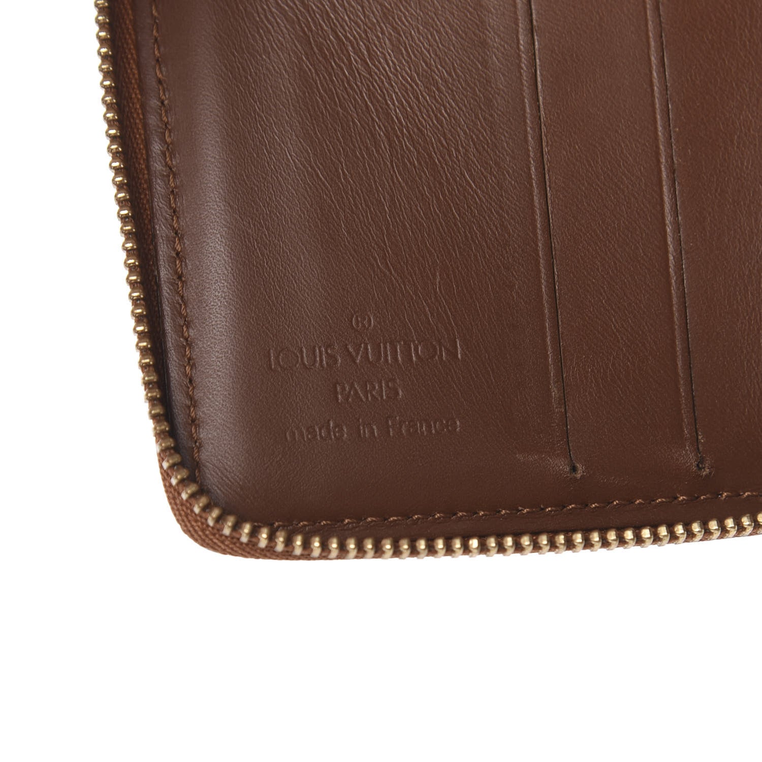 Louis Vuitton Vernis Broome Zip Wallet Bronze 6 of 6