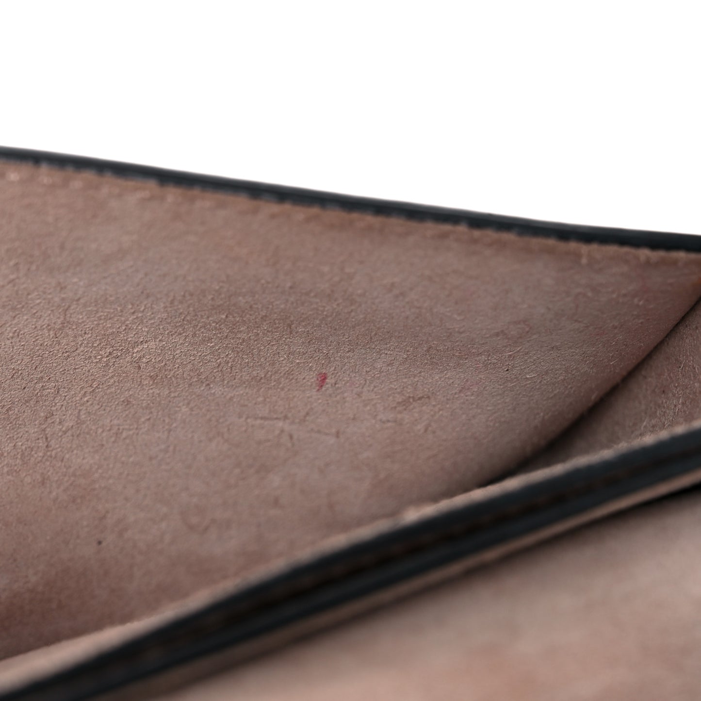 Pebbled Calfskin Onyx Small Rockstud Rolling Wristlet Clutch Soft Noisette