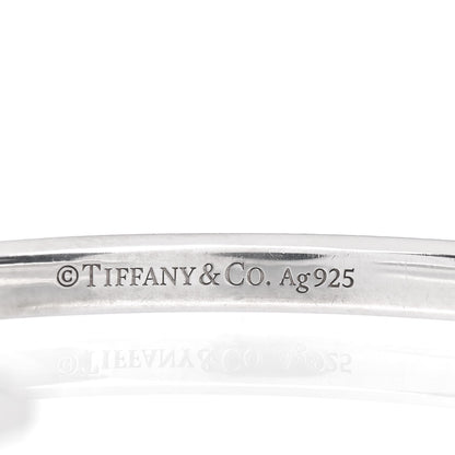 Tiffany Sterling Silver Narrow Makers Cuff Bracelet 4 of 4