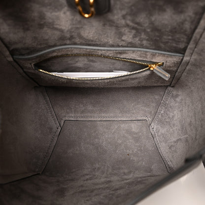 Celine Soft Grained Calfskin Small Sangle Bucket Bag Grey 5 of 9