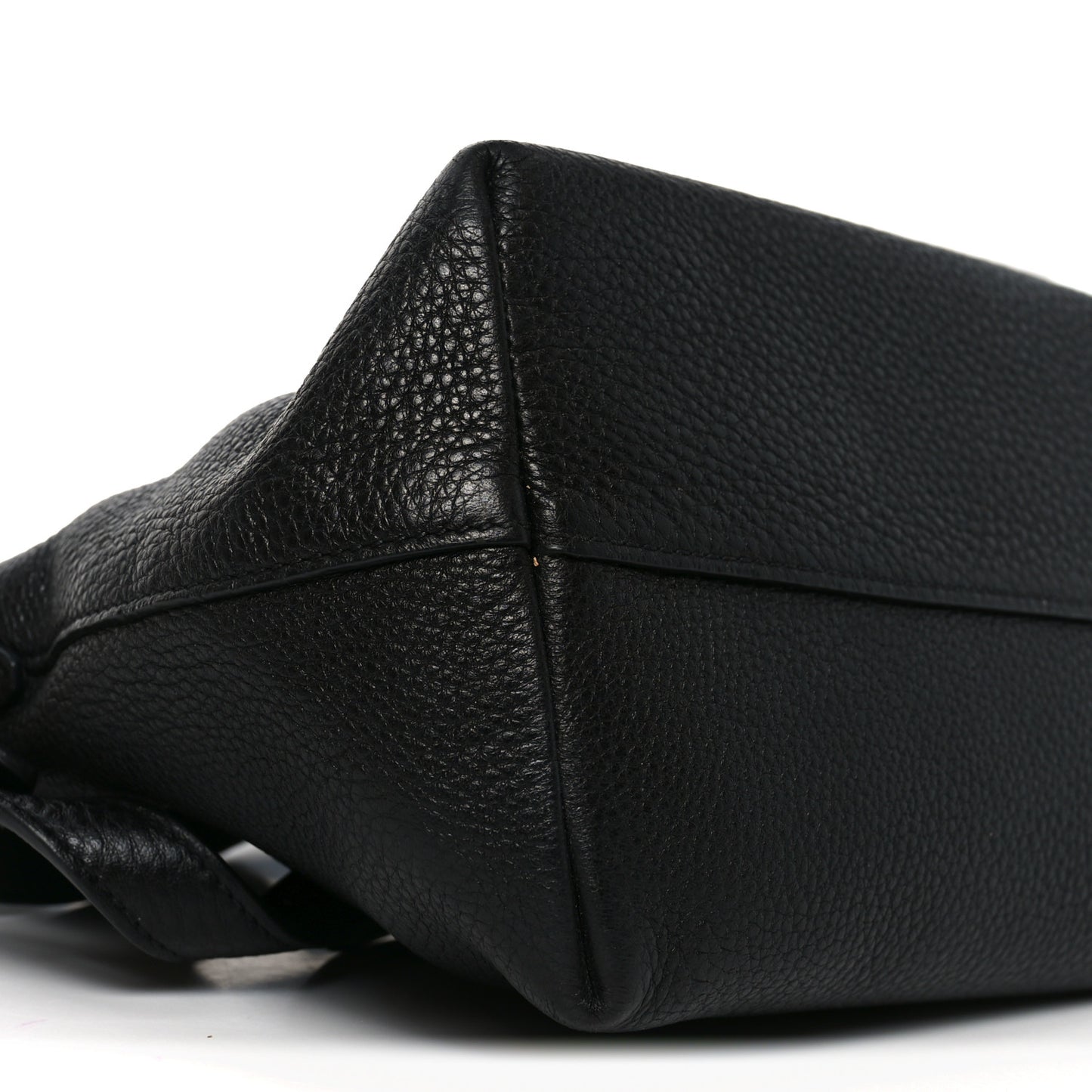 Vitello Daino Small Tote Black